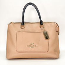 Load image into Gallery viewer, Coach Women’s Leather Handbag in Tan