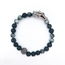 Load image into Gallery viewer, John Hardy 'Naga Beaded Bracelet' with Volcanic Beads