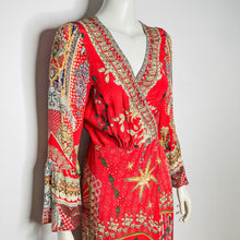 Load image into Gallery viewer, 'Just Kids' Silk Wrap Dress Size XS