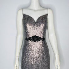 Load image into Gallery viewer, Bariano 'Megan' Sequinned Gown Size 14