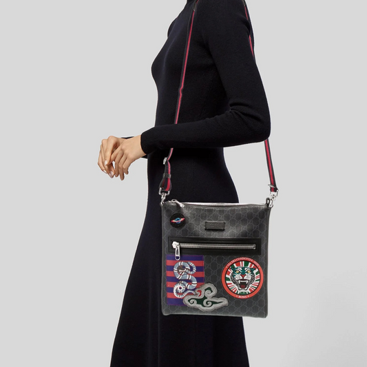 Gucci Supreme Night Courrier GG Messenger Bag