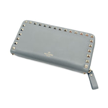 Load image into Gallery viewer, Valentino Rockstud Zip Around Wallet