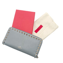 Load image into Gallery viewer, Valentino Rockstud Zip Around Wallet