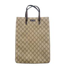 Load image into Gallery viewer, Gucci GG Supreme Flat Vertical Tote