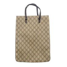 Load image into Gallery viewer, Gucci GG Supreme Flat Vertical Tote