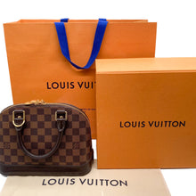 Load image into Gallery viewer, Louis Vuitton Damier Ebene Canvas Alma BB Handbag