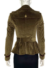 Load image into Gallery viewer, Corduroy Double Breasted Jacket Size 38