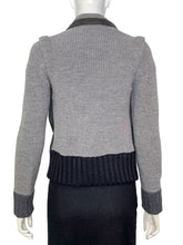 Load image into Gallery viewer, Wool & Leather Vintage Jacket Size XS