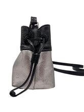 Load image into Gallery viewer, Mini Metallic Bucket Shoulder Bag