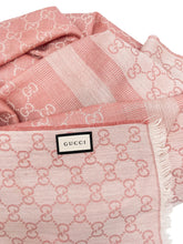 Load image into Gallery viewer, GG Monogram Rectangular Wool/Silk Scarf