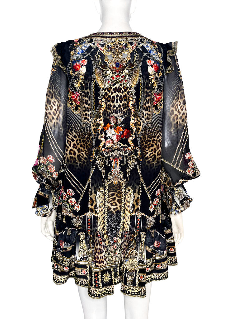 'Gothic Goddess' Silk Dress Size XXS