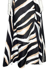 Load image into Gallery viewer, Zebra Silk Blend Gown Size 38