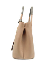 Load image into Gallery viewer, Two-Tone Double Medium Saffiano Leather Handbag