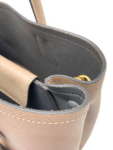 Load image into Gallery viewer, Two-Tone Double Medium Saffiano Leather Handbag