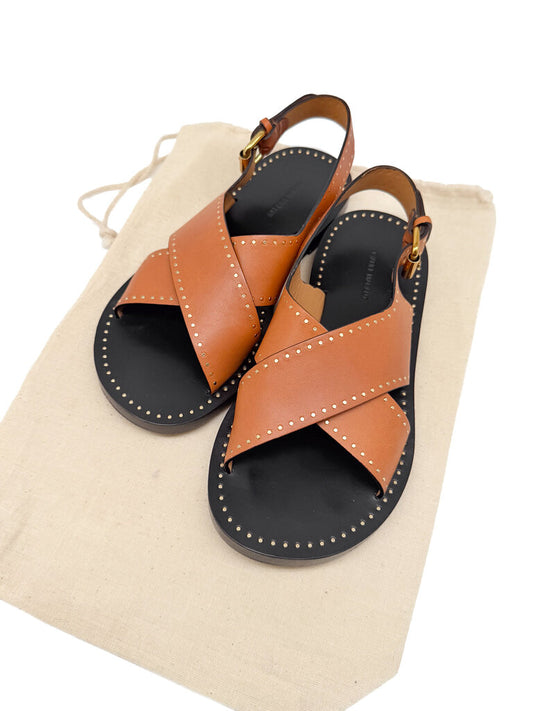 'Jane' Leather Flats Size 36