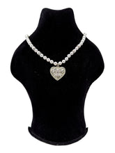 Load image into Gallery viewer, Upcycled Vintage Chanel 'Heart' Necklace