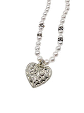 Load image into Gallery viewer, Upcycled Vintage Chanel 'Heart' Necklace