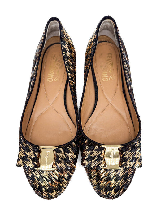'Varina' Sequin Ballet Flats Size 7.5C