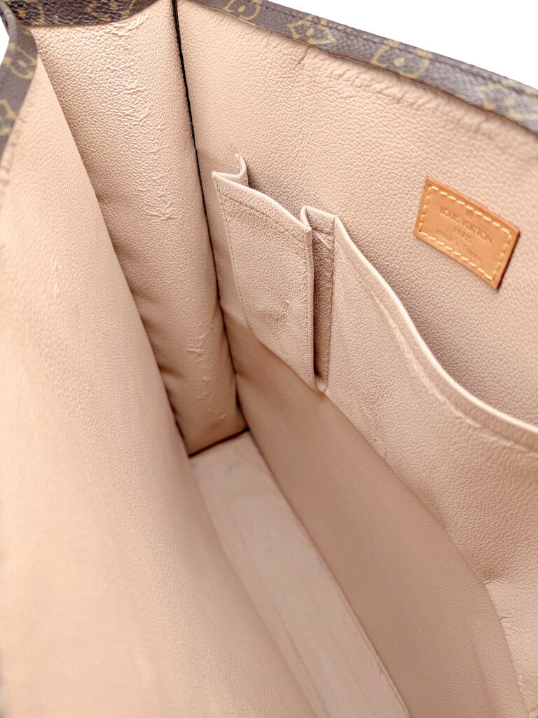 Monogram Canvas Sac Plat PM Tote Bag