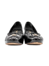 Load image into Gallery viewer, Black 'Bow' Heels Size 36.5C