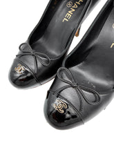 Load image into Gallery viewer, Black 'Bow' Heels Size 36.5C