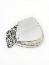 Load image into Gallery viewer, Crystal 'Cloque' Shoulder Bag