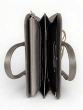 Load image into Gallery viewer, Crystal & Satin Evening Handbag