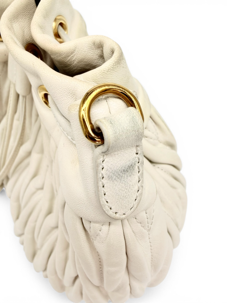 Nappa 'Matelasse Bucket Bag'