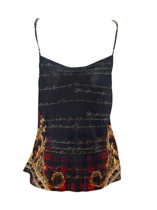 'Do I Entertain You' Silk Camisole Size S