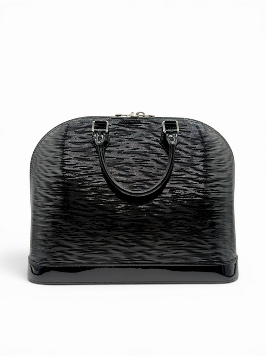Louis Vuitton Alma GM Epi Noir Electric Handbag