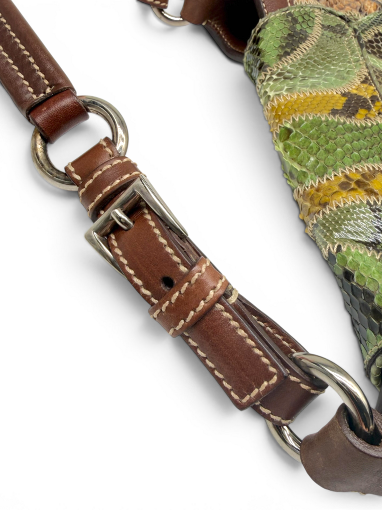 Vintage Patch Pitone Shoulder Bag
