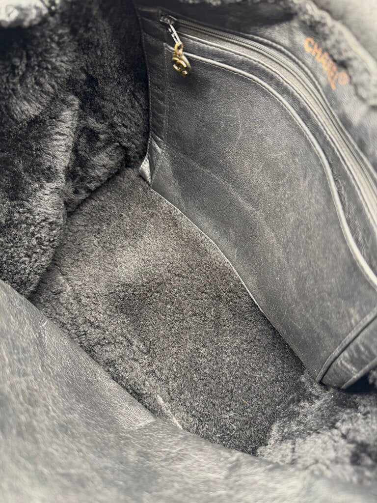 Vintage Shearling Tote