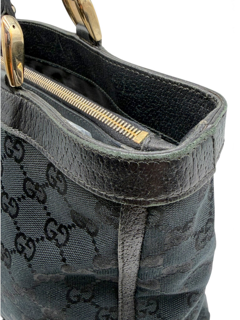 Canvas Abbey D-Ring Tote Bag With Dust Bag & Box