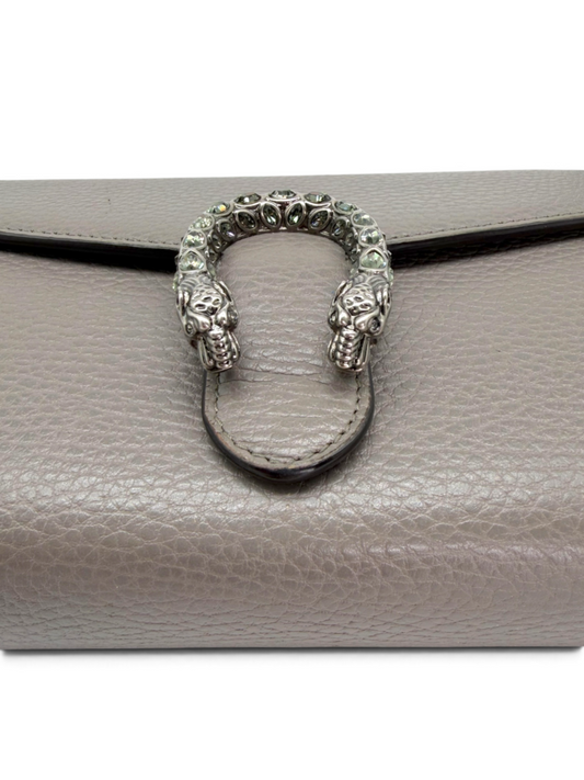Dionysus Leather Wallet On Chain