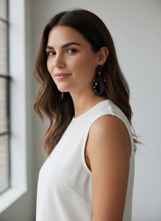 Teardrop Statement Earrings