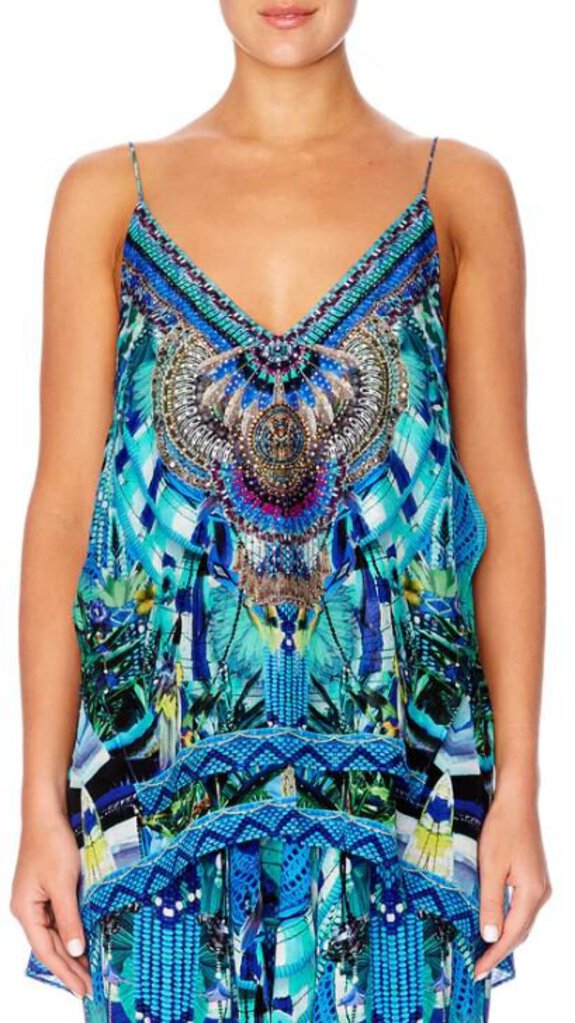 Camilla 'Amazon Allure' Layered Top Size XS