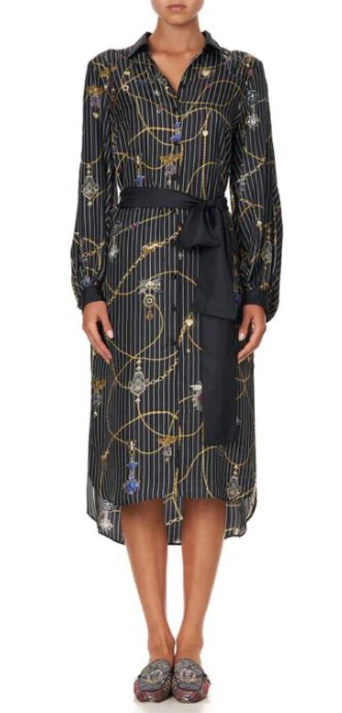 Camilla 'Punk of Primrose' Silk Dress Size XS