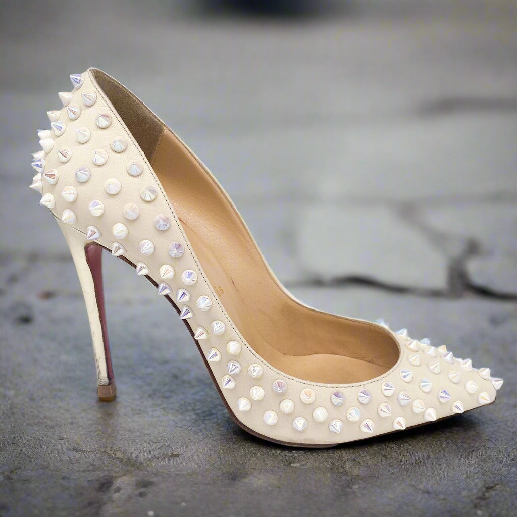 Christian Louboutin Stud Heels Size 38.5 'As Is'