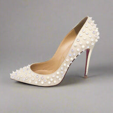 Load image into Gallery viewer, Christian Louboutin Stud Heels Size 38.5 &#39;As Is&#39;
