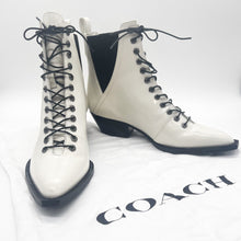 Load image into Gallery viewer, Coach Patent Leather Boots Size 7 (Incl. Dustbag)
