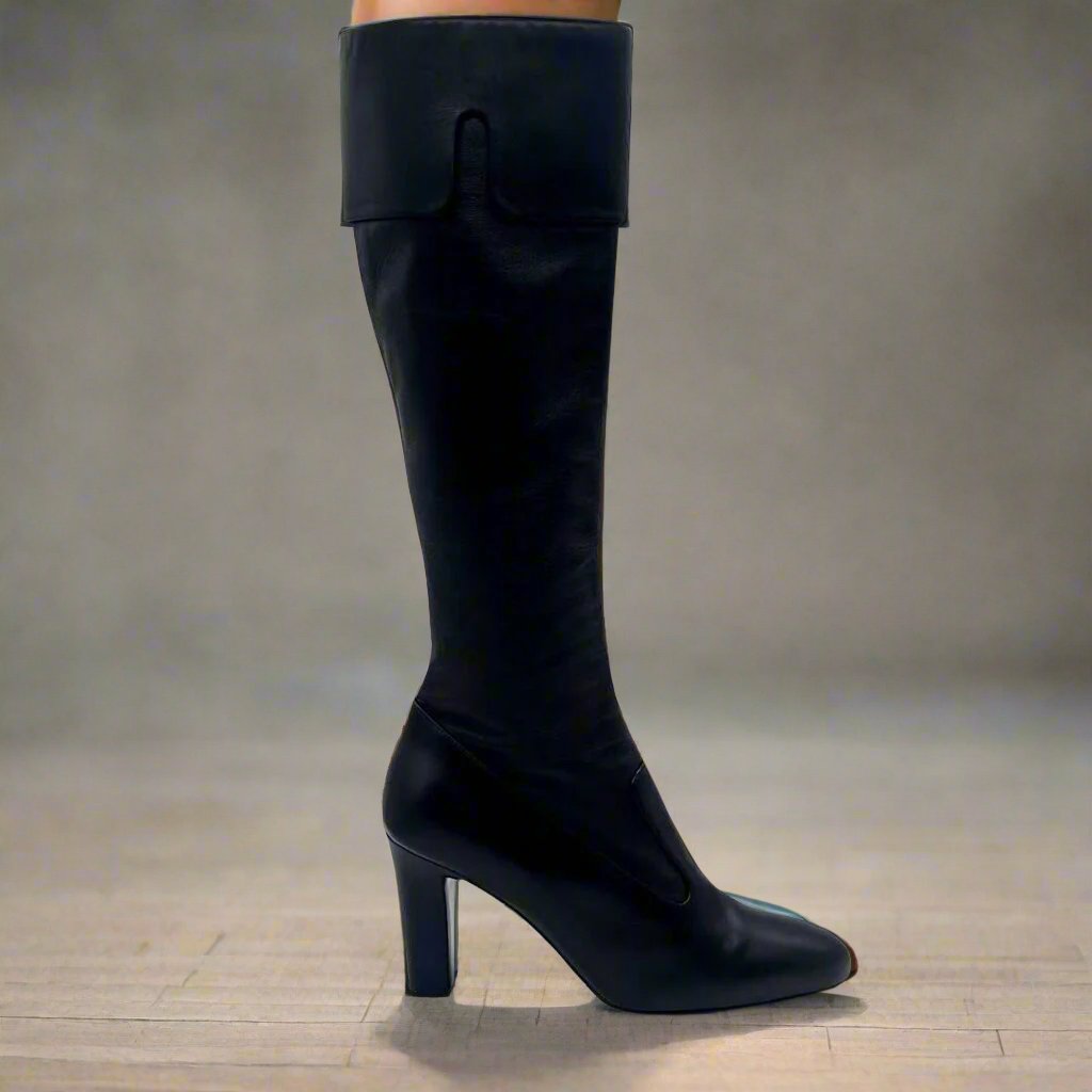 Chanel Leather Boots Size 37.5 (incl dust bags)($3,660 New)