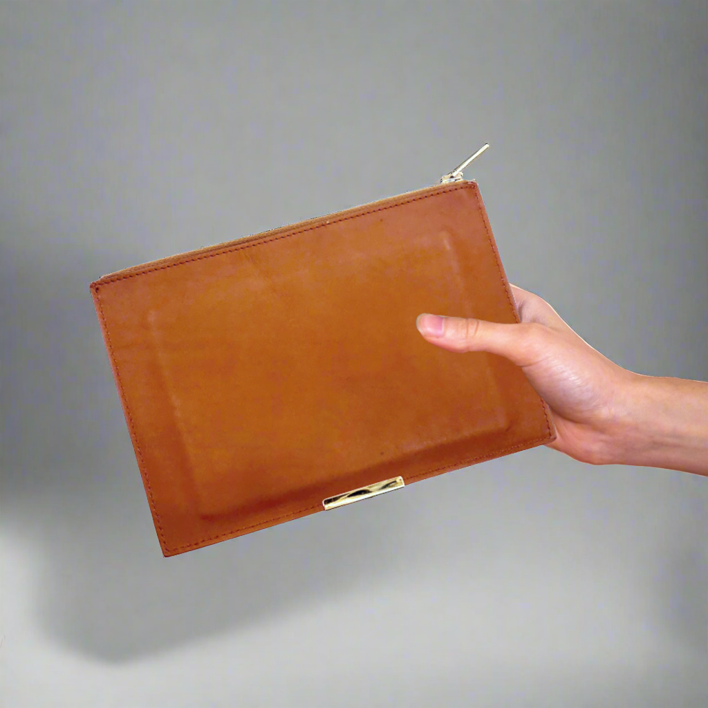 Sophie Hulme Leather Clutch