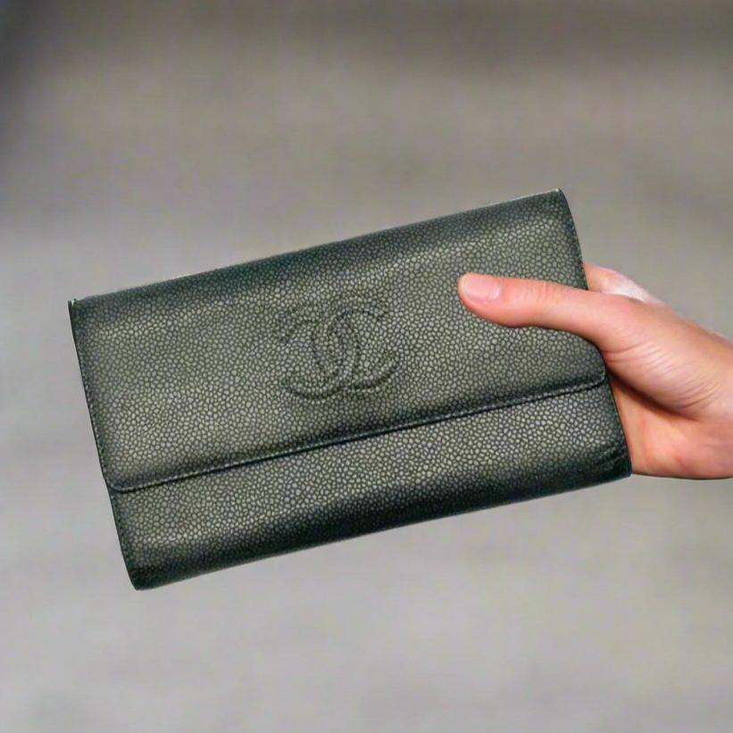 Chanel Caviar Clutch Wallet