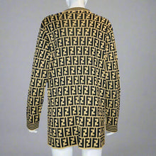 Load image into Gallery viewer, Fendi Vintage Zucca Cardigan Size 42
