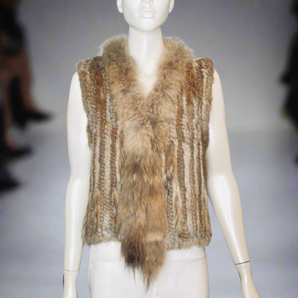 Unsigned Fur Gilet Size S