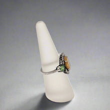 Load image into Gallery viewer, Soul of Asia Opal, Peridot &amp; Diamond Ring (incl box) RRP: $1065
