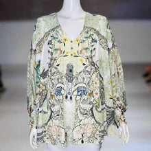 Load image into Gallery viewer, Camilla X V&amp;A &#39;Brick Lane Beauty&#39; Blouse Size O/S
