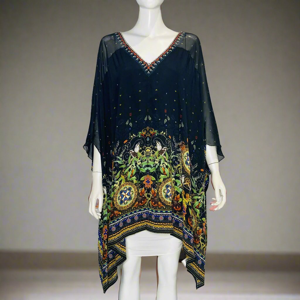 Camilla 'Blackheath Betty' Short Kaftan Size O/S