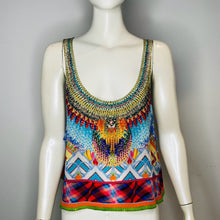 Load image into Gallery viewer, Camilla 'Crossing Paths' Silk Top Size 2
