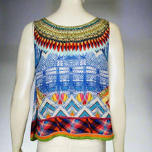 Load image into Gallery viewer, Camilla &#39;Crossing Paths&#39; Silk Top Size 2
